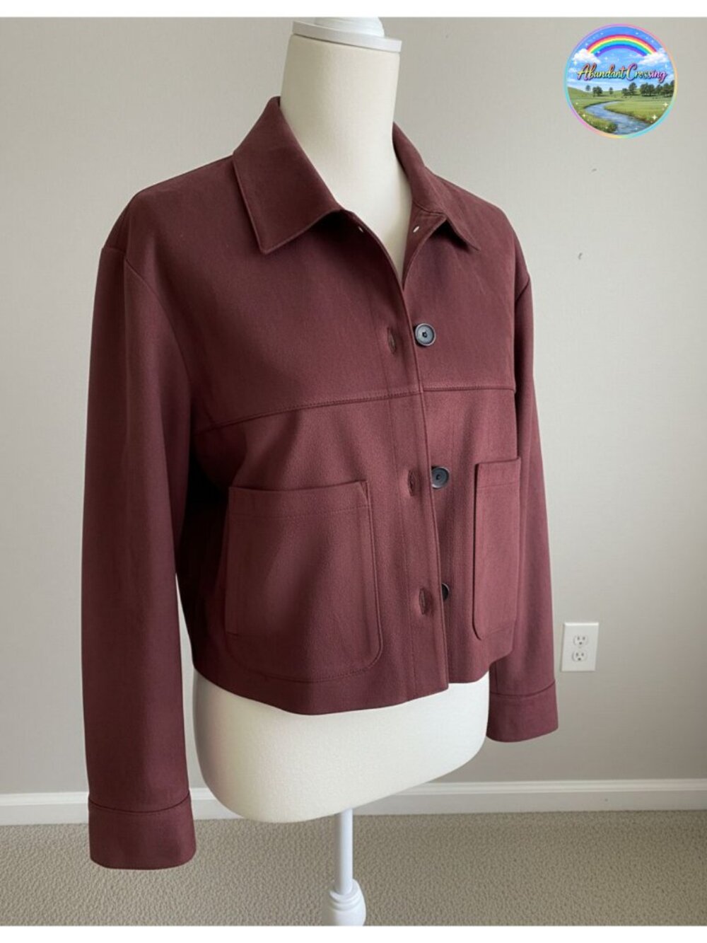 Faux Suede Shacket Lightweight Cropped Aviator Jacket